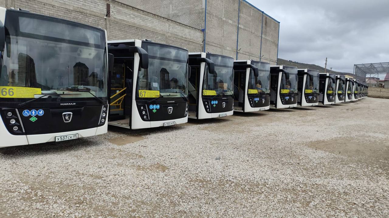 Dagestan authorities purchase 34 new buses on lease