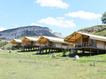Over three years, 238 modular hotels (glampings) constructed in Dagestan