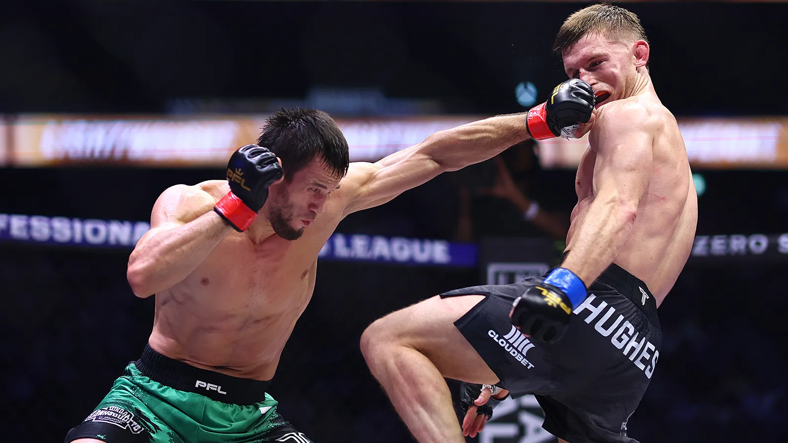 Usman Nurmagomedov defends PFL Champion title