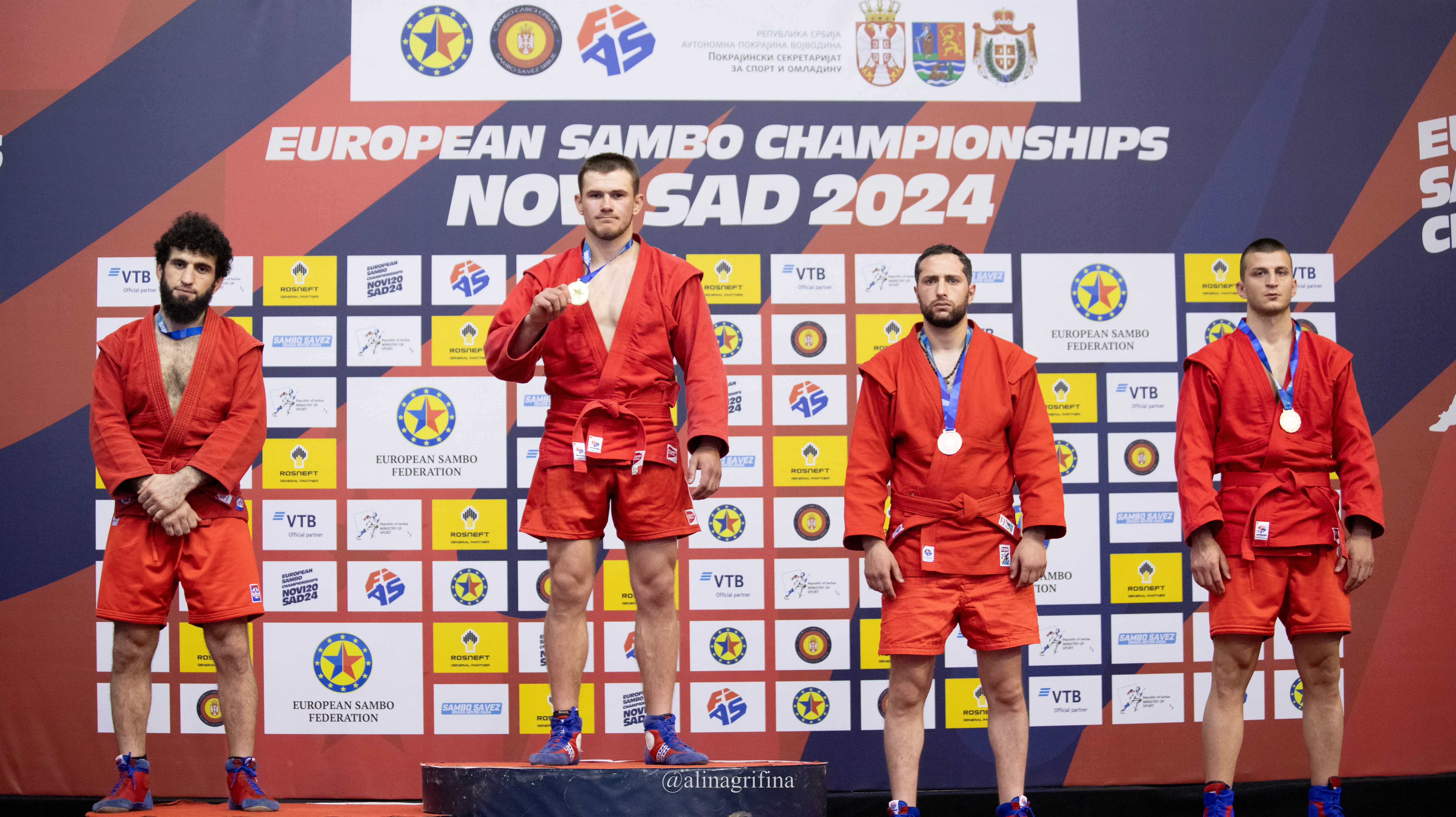 Sambo athlete Said Saidov wins European Championship