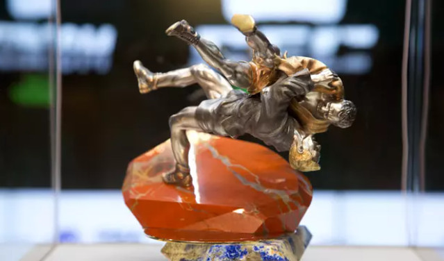 Legendary Dagestani wrestler immortalized in Omsk