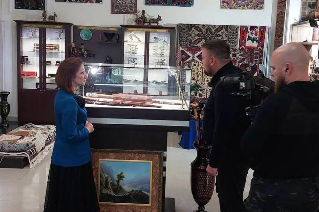 Serbian TV shoots video on Dagestan