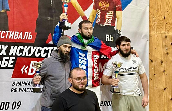 Dagestani athletes win "Battle in Dombai”
